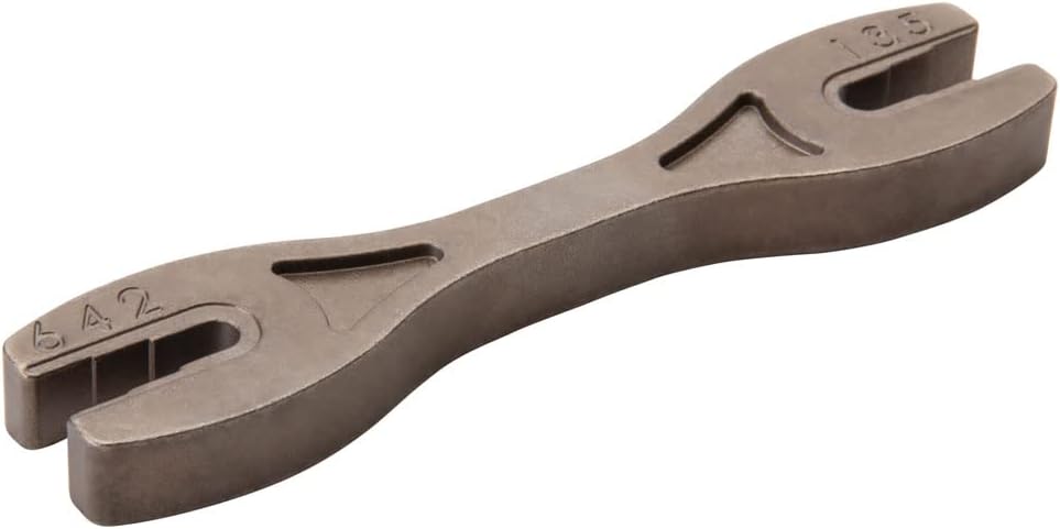 TUSK 6-Way Spoke Wrench for Motorcycle & Bicycle Wheels - Heavy Duty Steel Construction, Adjustable Design, Precision Tool for Tightening & Loosening Spokes