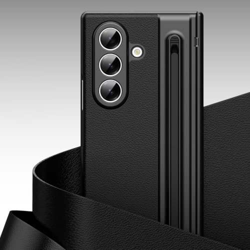 Housse cuir Samsung Galaxy Z Fold 8 Ultra antichoc avec finition placage premium