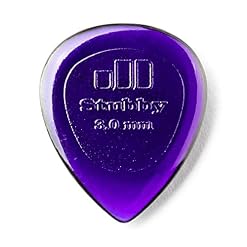 Dunlop courte 12 médiators/plectres – 3,00 mm Violet dans une boîte de rangement pratique - Les Beatles, Paul McCartney, John Lennon, RIngo Starr, George Harrison