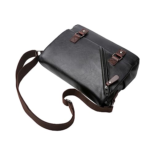 Men's Briefcase Envelope Bag Pu Business Travel Shoulder Bag Large Capacity