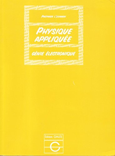 Physique Appliquee Sti. Genie Electronique