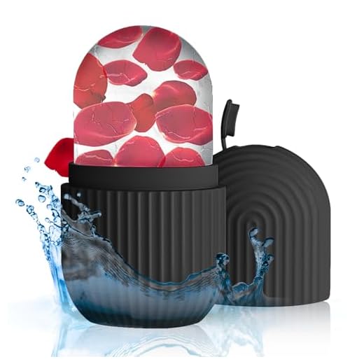 Aquuaera Rolo de Gelo para Rosto E Olhos, Massageador de Rolo de Cubo de Gelo para Ferramentas de Cuidados com A Pele Feminina, Condicionador Natural para Bolsas Oculares, Reduz A Dor da Enxaqueca, Mo