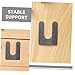 GANAZONO 2pcs U-Shaped Leveling Shims for Automotive Lift Height Adjustment Dependable Foundation Support for Car for Industrial Equipment Leveling