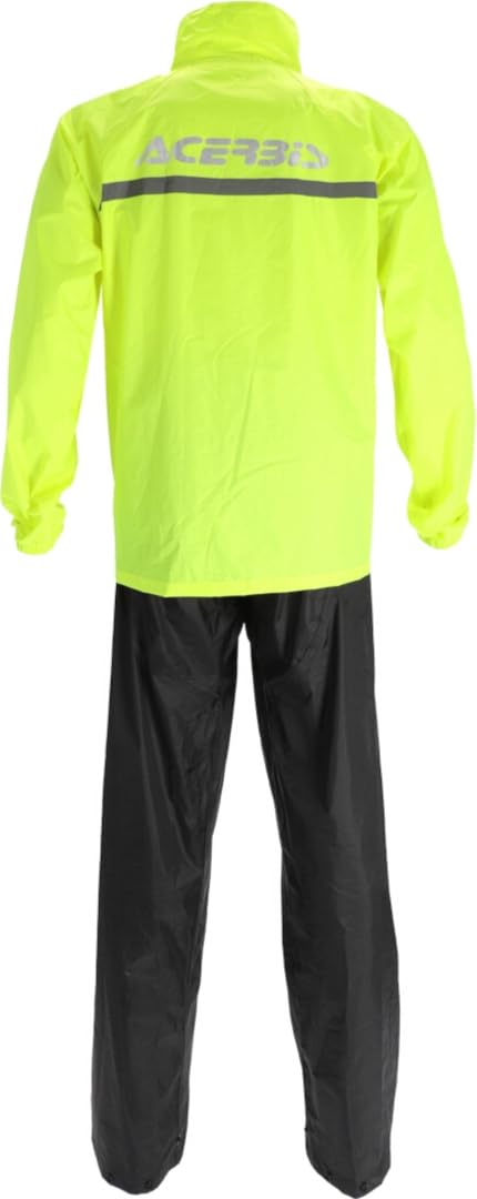 Acerbis Traje De Lluvia Acerbis Line - Impermeable Y Visible En Ruta Antipioggia Unisex - Adulto