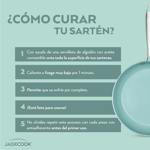 Lista de Cv Directo Sartenes para comprar online. 9 Cv Directo Sartenes marca JADECOOK (3)
