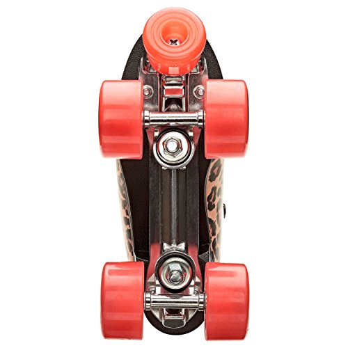 Impala Rollerskates Girl's Impala Quad Skate (Big Kid/Adult) Leopard 8 (Us Men's 6, Women's 8) M #TOP4