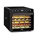 Produktbild Klarstein Dörrautomat, Dörrgerät für Gemüse, Obst, Nüsse und Fleisch Trocknen, Food Dehydrator mit 6 Metallgitter, Dörrautomat Edelstahl, Dörrautomaten mit 24H Timer-Funktion, Touch-Display, 700 Watt
