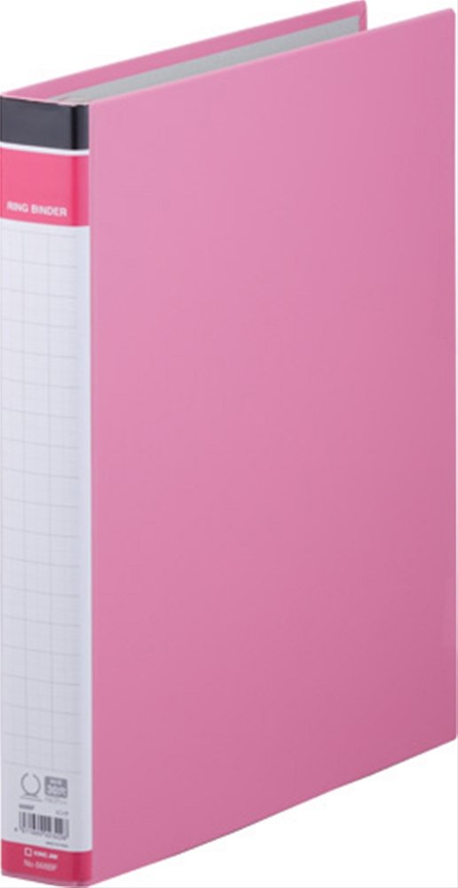 King Jim BF 668BF A4S Ring Binder, Pink