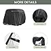 Joymo Golf Cart Cover 4 Passenger for Club Car Onward Lifted, 420D Waterproof Golf Cart Rain Cover for icon I40 L, for Evolution CLASSIC 4 PRO, for Evolution D5 Ranger 4 Seater (114