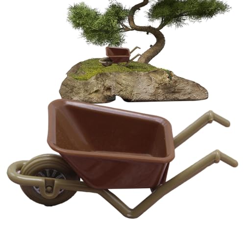 Fairy Garden Decor-Mini Esercito Figura e Strumenti di Carrelli da Giardino | Carts di simulazione di casa in Miniatura per vasi e bambini. Simulazione della casa di Cart de Carr