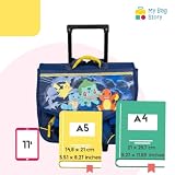 mybagstory - Pokémon Tornister na kółkach, 2 przegródki