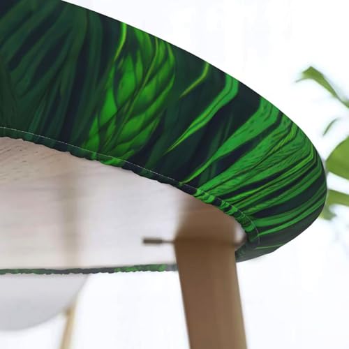 Nappe ronde tropicale imperméable pour table de 100 à 120 cm - 8