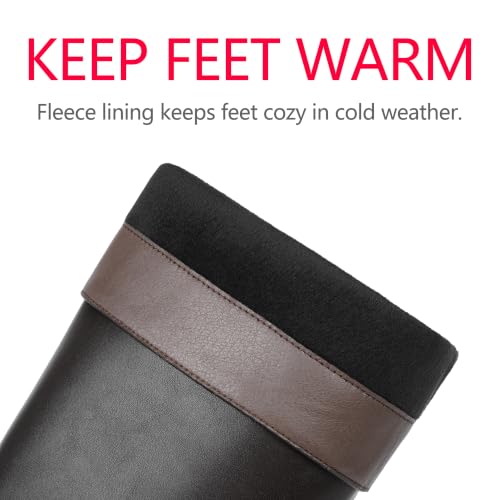 Image of Easyfox Knee High Boots Women Pointed Toe Stiletto Heel Tall Boots