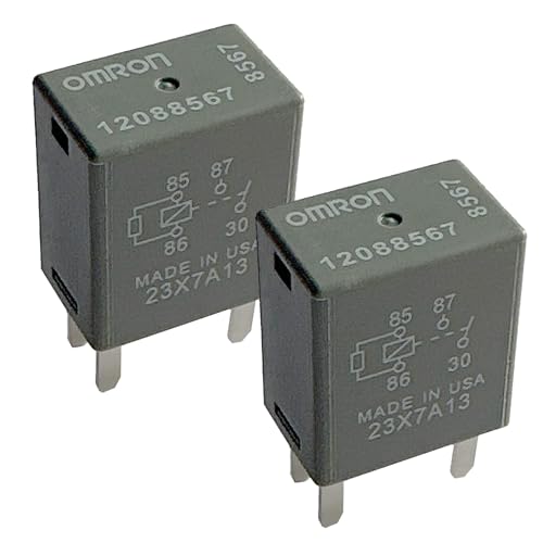 2Pcs 12088567 8567 Multipurpose Ac Compressor Clutch Relay 20A 12VDC 4Pins Automotive Relay