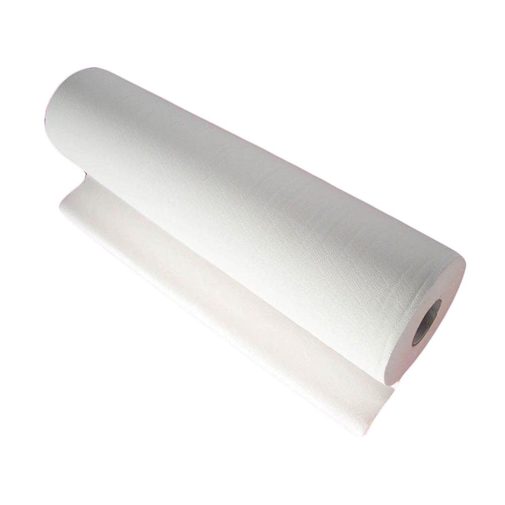 rollo de papel de sábanas desechables precortadas, 80 x 60 cm, para camilla de masaje, esteticista, médico, celulosa 2 capas microcollar