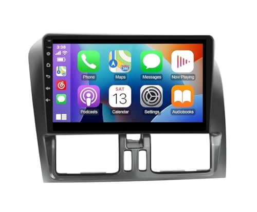 Autoradio Android 14 - Volvo XC60 Apple CarPlay et Android Auto, système multimédia à écran Tactile 9 Pouces, écran CarPlay sans Fil (T1 (2/32 Quad Core...