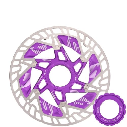 Disque frein moto VTT flottant dissipation thermique aluminium 140 160mm
