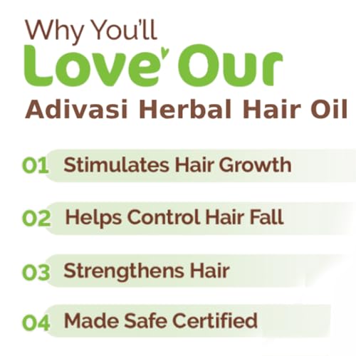 Image of PRATHAM Aadivashi Hair Growth Oil Ayurvedic Herbal Kesh tel with Natural Rosemary essential & Biotin for Control Hairfall anti-dandruff Hair Oil Original (Pack of 2, 500 ml)