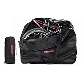 Rhinowalk 折りたたみ自転車 収納 バッグ １4〜２０インチ対応 専用ケース付き 輪行バッグ 輪行袋 サイクリング ツーリング 持ち運び 便利 ブラック