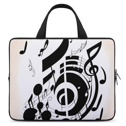 Housse ordinateur 13 pouces motif musique évite les rayures de votre tablette