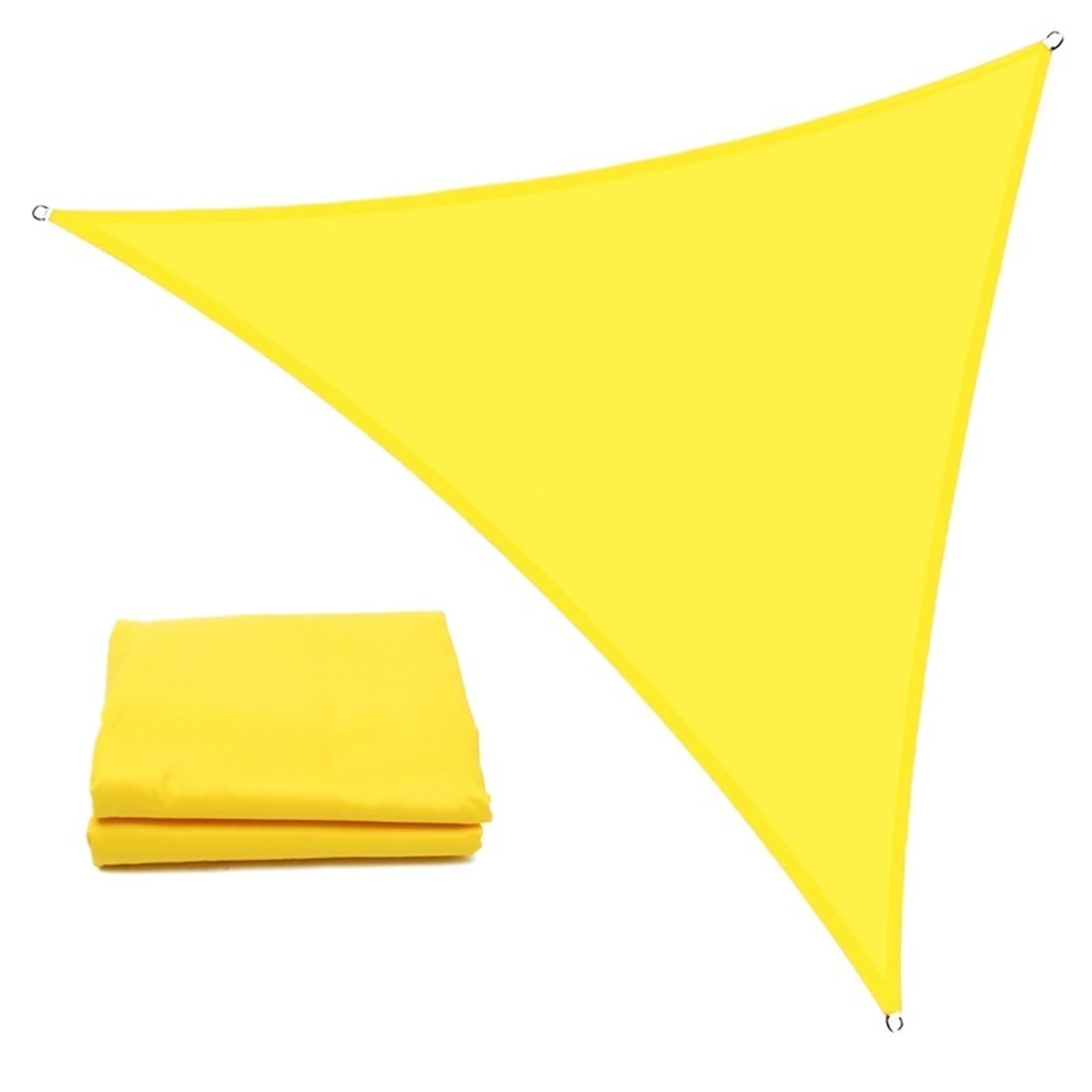 Voile d'ombrage triangulaire imperméable pour éviter la chaleur sur la terrasse