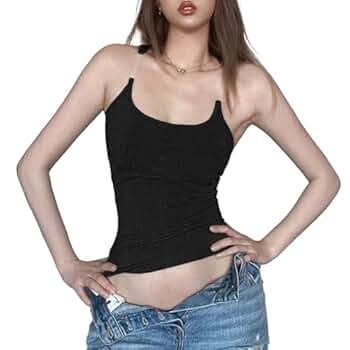 トップス Winged Strap Bow Tank Top トップス Winged Strap Bow Tank Top Hongqizo Spaghetti Strap