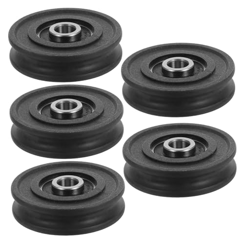 Poleas de nylon con rodamiento para reparar ventanas atascadas y eliminar ruidos al abrir 2