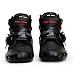 Produktbild Herren Motorradstiefel, wasserdichter gepanzerter Rennstylist Kurzer Knöchelstiefel Motocross Offroad Touring Schuhe,Black-41