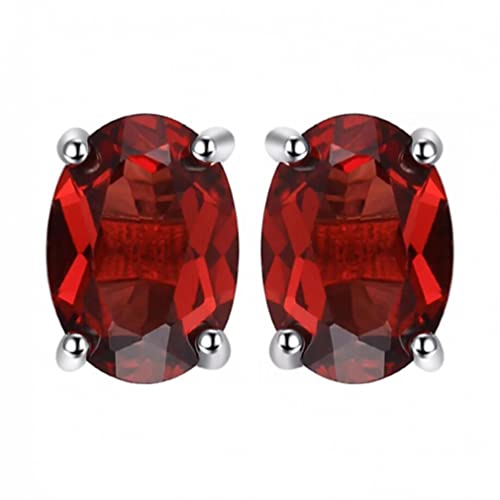 Boucles d'oreilles Grenat Rouge pour sublimer un visage fatigué sans artifice