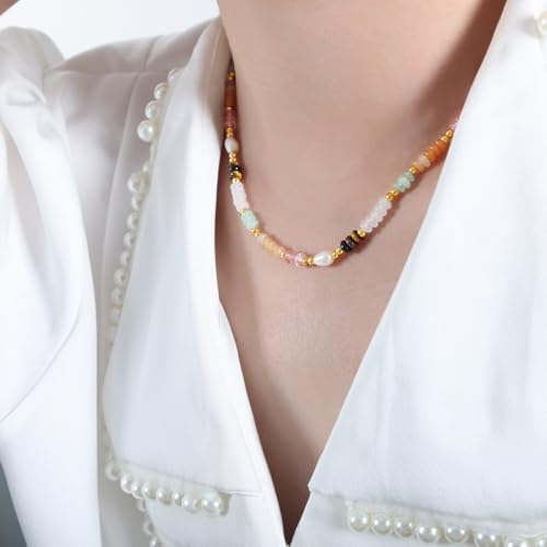 Collier de perle d'eau douce polyvalent et unisexe pour un style intemporel - 2