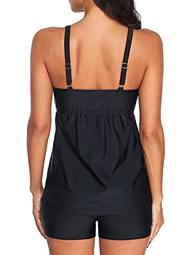 Image of American Trends Women's High Waisted Bikini Bottoms Swimming Suits Tummy Control Bathing Suits