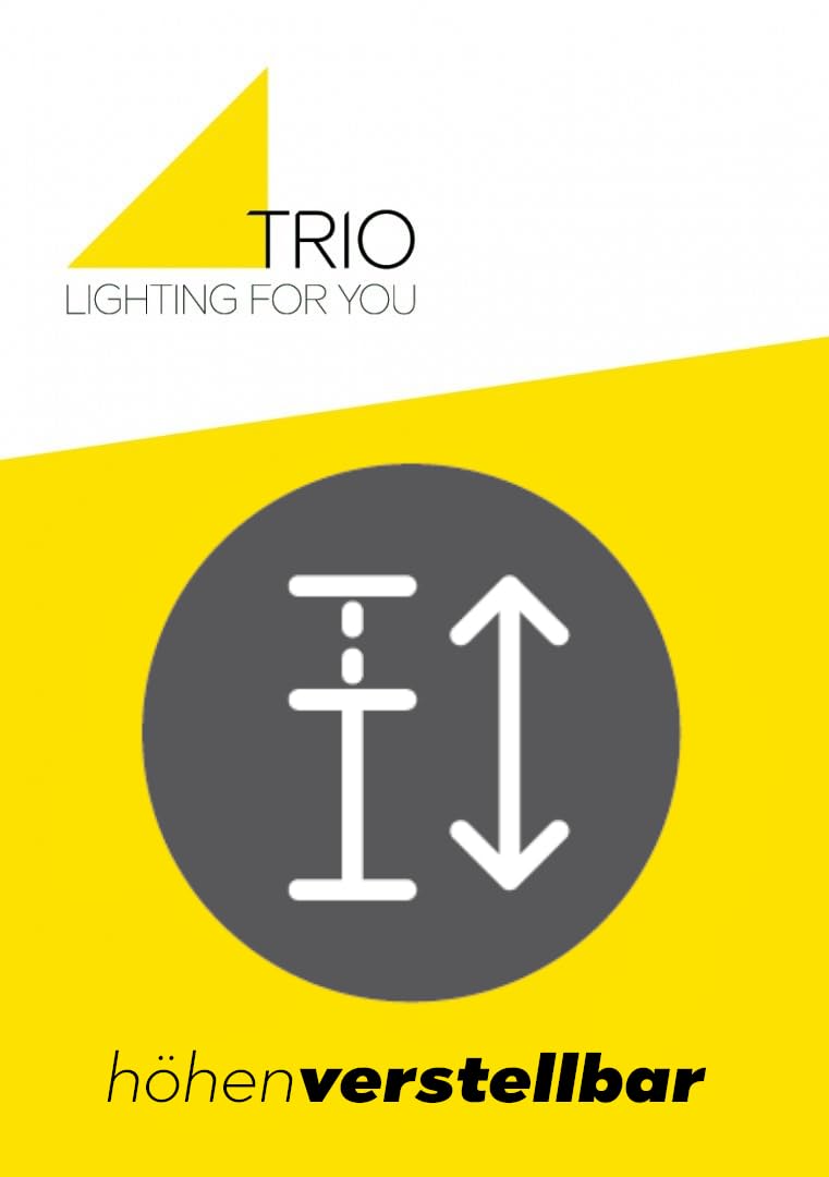 Trio Leuchten LED Pendelleuchte Franklin 326510342, Metall Anthrazit, inkl. 2x 9 Watt LED, Switch Dimmer