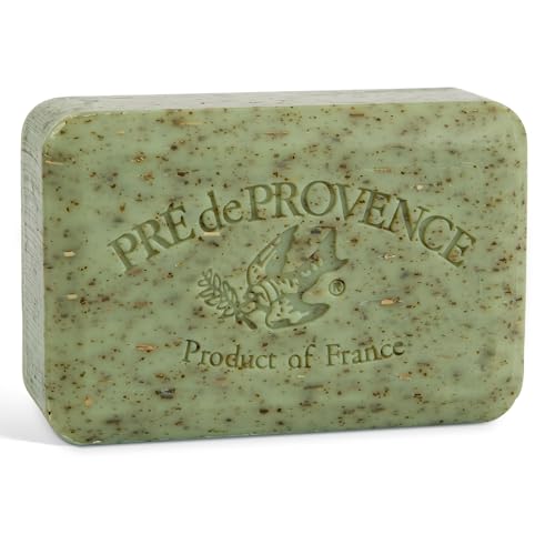 Image of Pre de Provence Artisanal Soap Bar, Enriched with Organic Shea Butter, Natural French Skincare, Quad Milled for Rich Smooth Lather, 8.8 Ounce, Sage