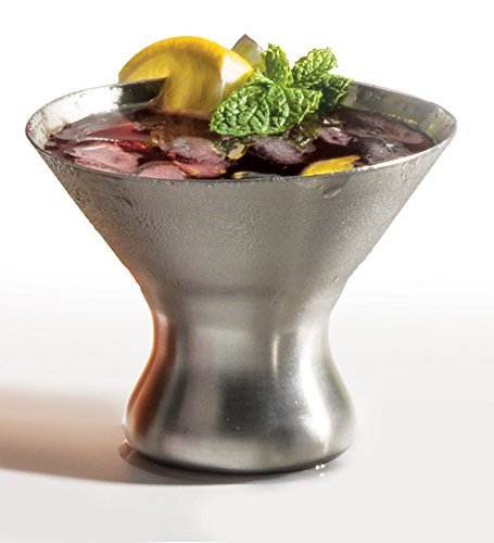 Rsvp Endurance 18/8 Stainless Steel 8 Ounce Stemless Martini Glass, Set Of 4 #TOP3
