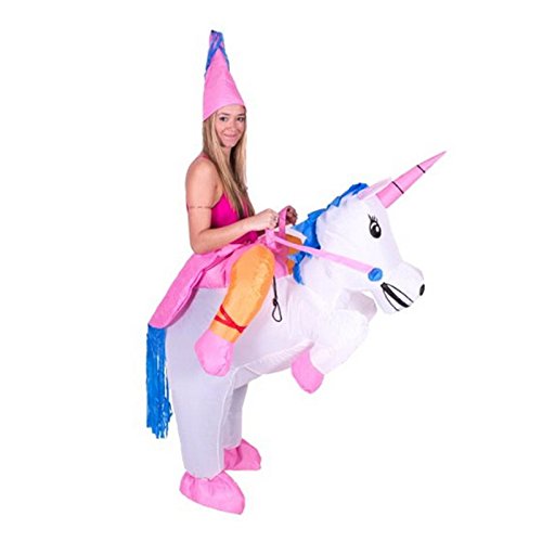 Déguisement Gonflable Licorne | Costume Gonflable Humour | Qualité Premium | Taille Adulte | Polyester | Agréable à Porter | Résistant | Système de Gonflage Inclus | Créé par OriginalCup®