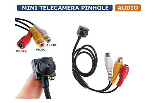 BES SRL Micro camera spia pinhole telecamera ccd sicurezza videosorveglianza 202e hd