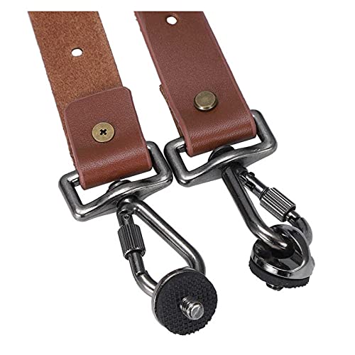 LFOZ Universeller Kamera-Schultergurt aus Leder, verstellbar, Kameragurt für Fotografie, Zubehör, Schuhtasche, Reise – Bild 4