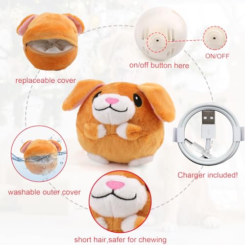 Juguete interactivo de peluche para perros pequeños y medianos miniatura 5