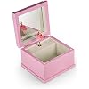 Matte Pink Enchanted Fairy 18 Note Ballerina Musical Jewelry Box - Many Songs to Choose - Baby Elephant Walk image 4