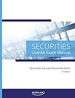 Kaplan Securities Industry Essentials (SIE) – License Exam Manual, 2nd Edition Paperback – January 1, 2020 1078803242 Book Cover