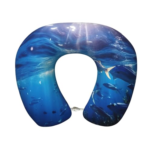 Almohada de viaje Polycotton Neck para descanso cómodo miniatura 1