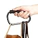 Funbliss Stroller Hooks by Baby，2 Pack Convenient Organizer Hook Bag Clips to Diaper Bags Clothing,Purses,Groceries,Great Hook Set for Mommy When Walking or Shopping Black