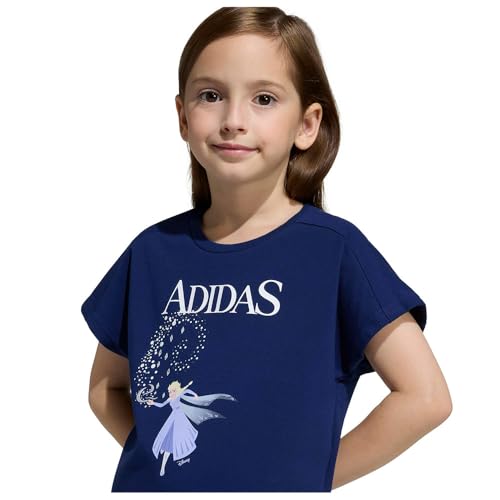 adidas Girl's Disney Frozen Tee, Dark Blue/White, 18-24 Months – Ansicht 5