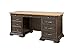Martin Furniture IMSA680 Double Pedestal Executive Desk, Fully Assembled, Brown