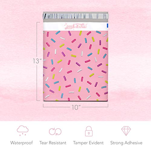 Pack-It-Chic-10X13-100-Pack-Sprinkles-Pattern-Poly-Mailer-Envelope-Plastic-Custom-Mailing-Shipping-Bags-Self-Seal
