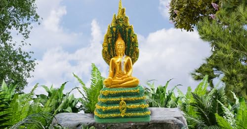 Estatua Buddha Thai de los Siete Días 8 in miniatura 3
