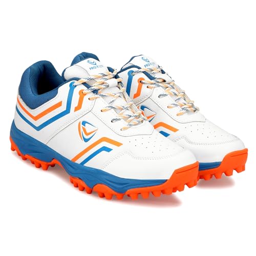 Image of PRO KVH Men's Rubber Spike Cricket Shoes Unisex Cricket Shoes | Mid-Foot Support Heel Synthetic Limited Edition Elite Performance