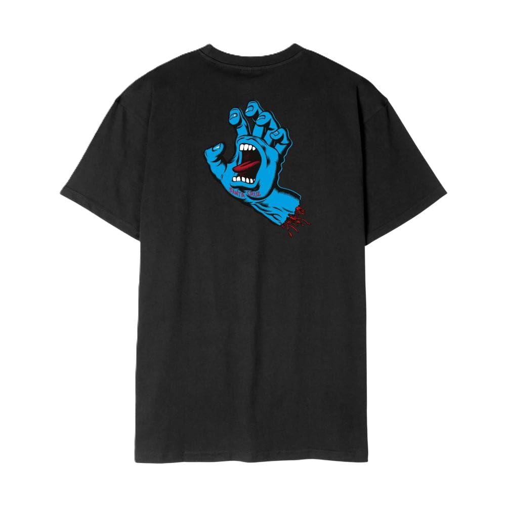 Santa Cruz Men's Black Screaming Hand Short Sleeve T-Shirt - M