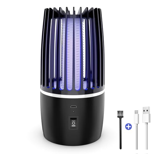 Tiptop Home Bug Zapper Indoor, Rechargeable Bug Zapper with Powerful