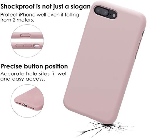 Jasbon iPhone 8 Plus Hülle und iPhone 7 Plus Hülle